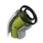 CODO 45º COAXIAL  DIAMETRO 60/100 CONDENSACION